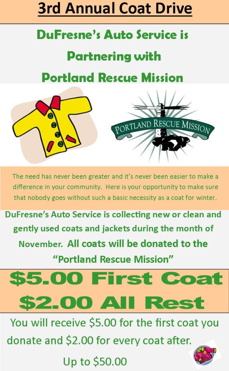 3rd Annual Coat Drive