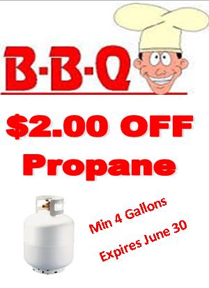 $2.00 Off you next Propane Fill 