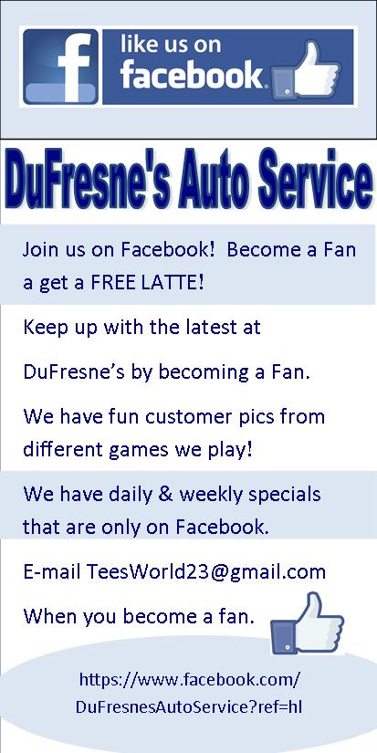 Check us out on Facebook 
